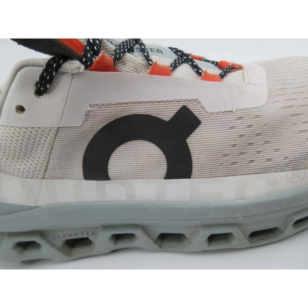 On Running Cloudmonster Shoes Mens Size 11.5 White Road CloudTec Running - Picture 12 of 13